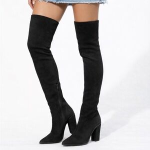 Sexy black Boots over the knee